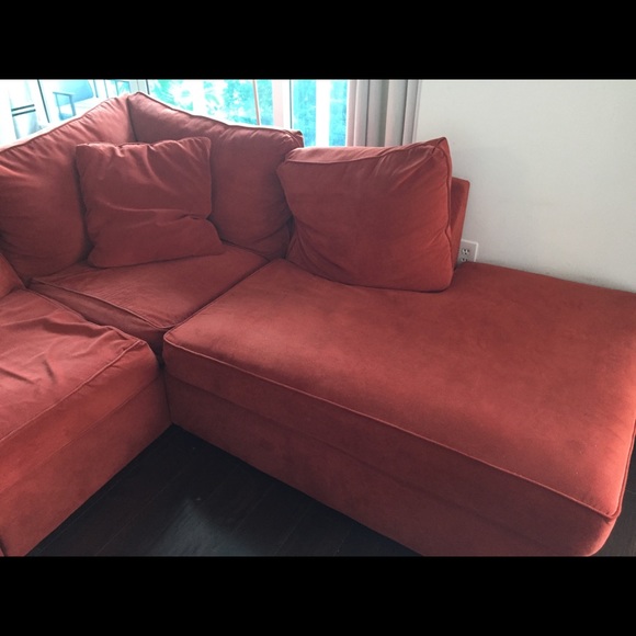 Large Red Sectional - Picture 5 of 6